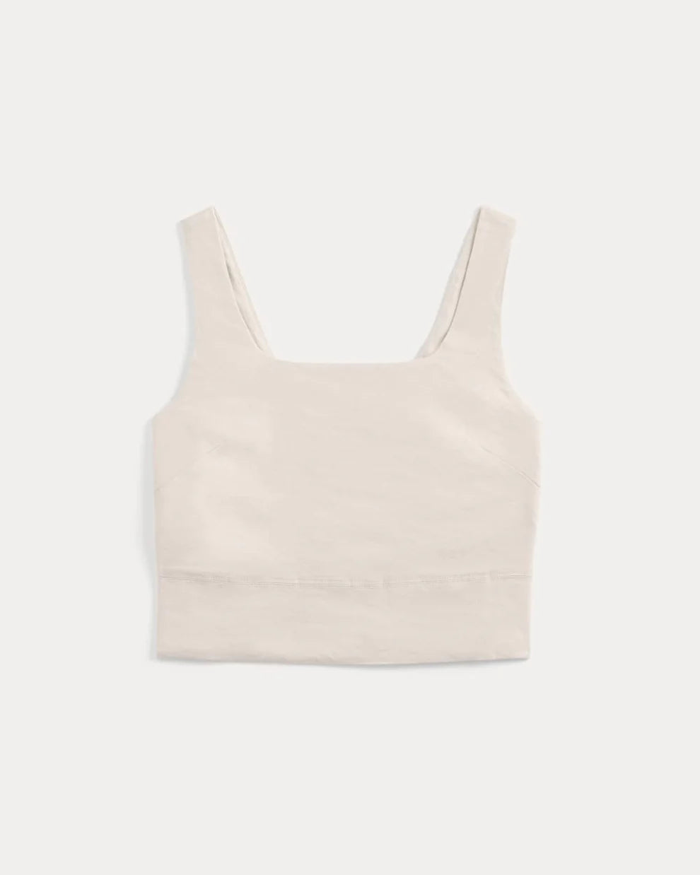 Linen Cropped Square Tank