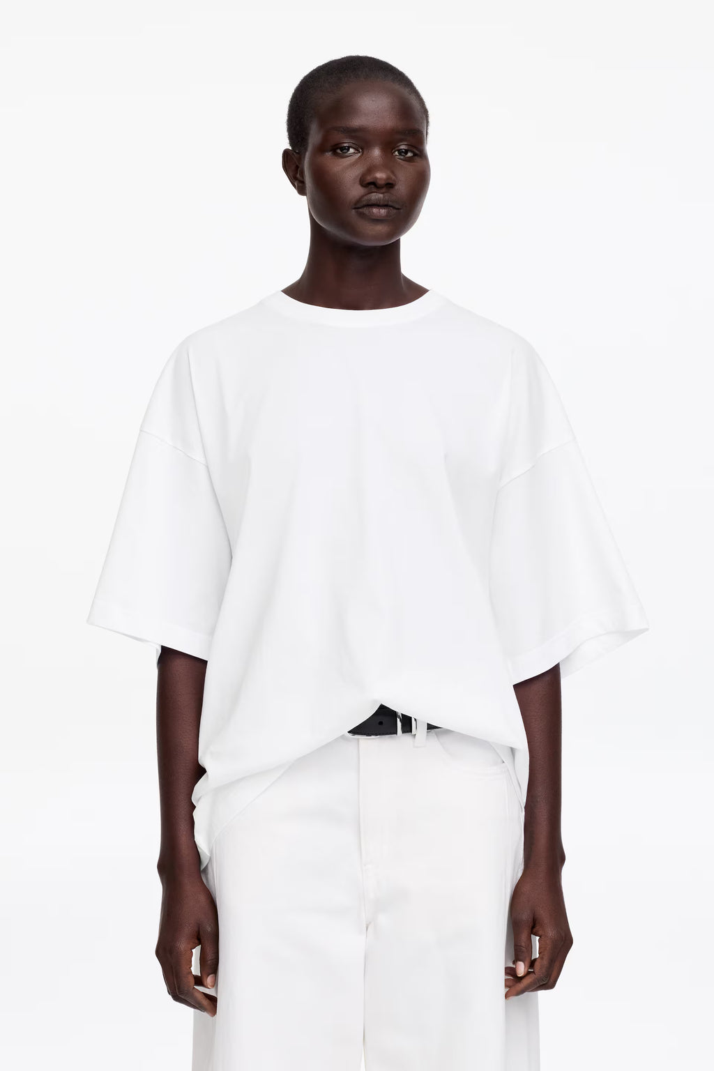 Cotton White Oversized T-Shirt