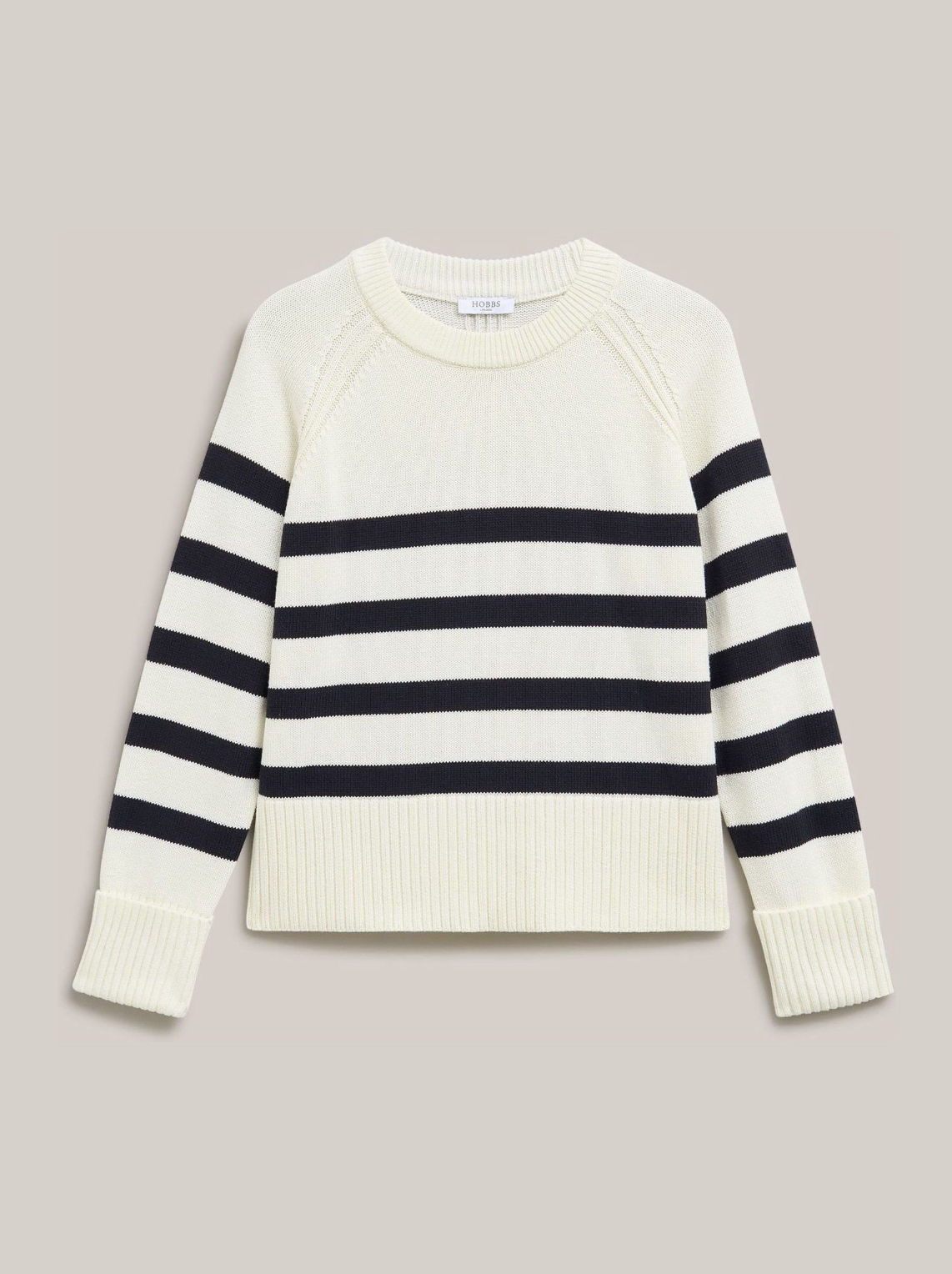 Cotton Navy Stripe Jumper