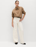 White Wide Leg Jeans