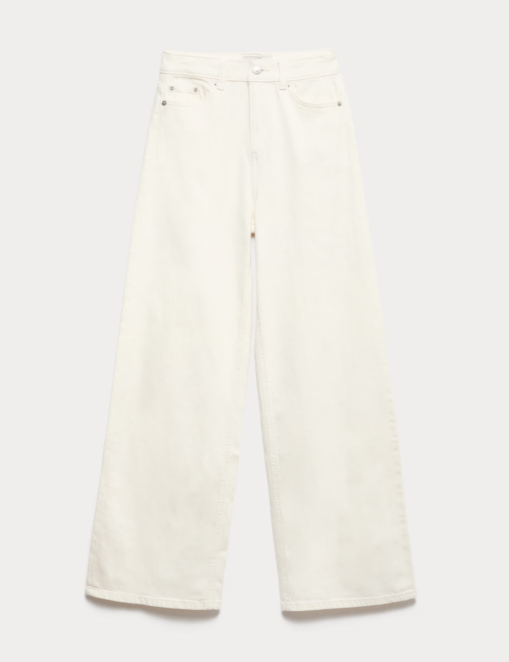 White Wide Leg Jeans