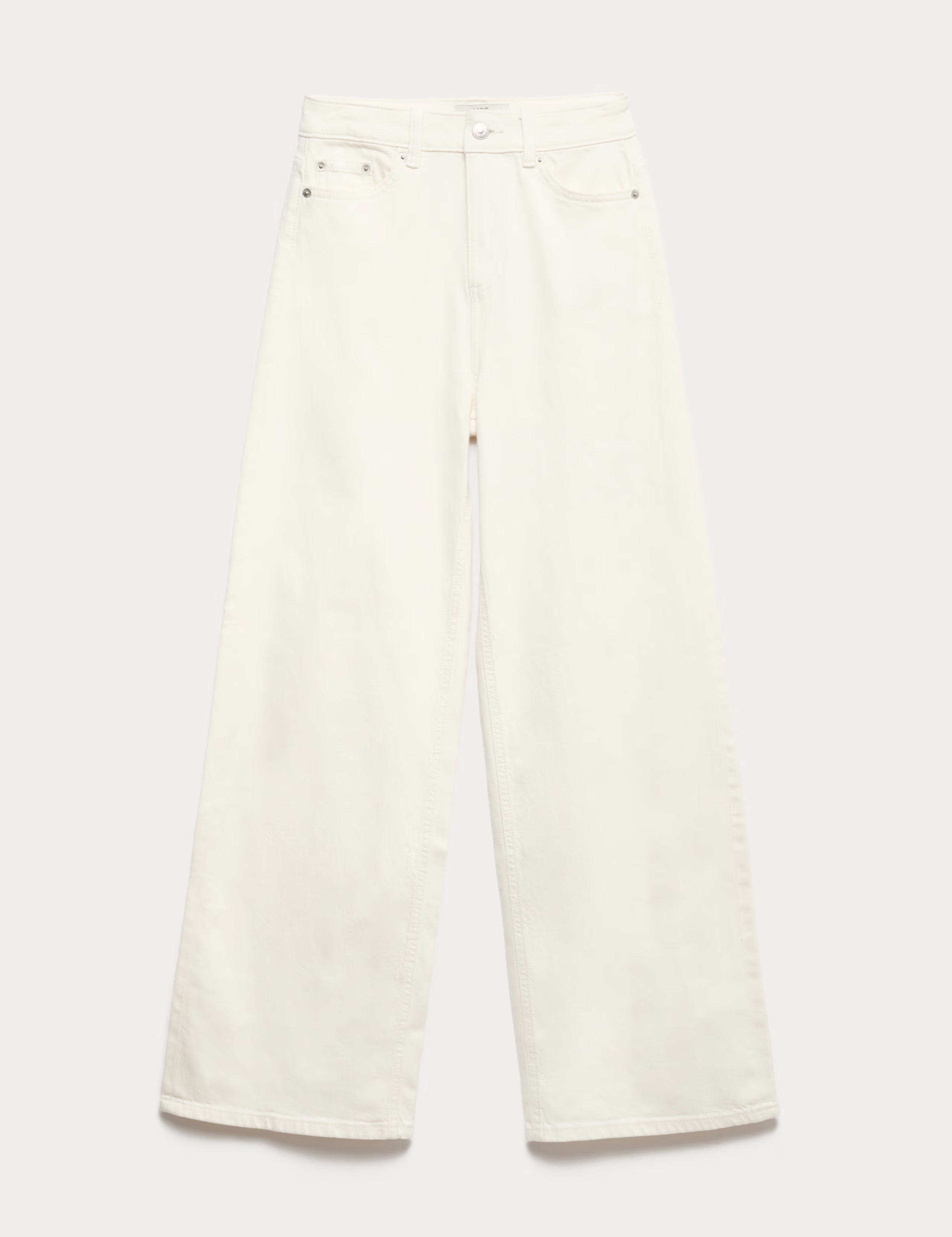 White Wide Leg Jeans